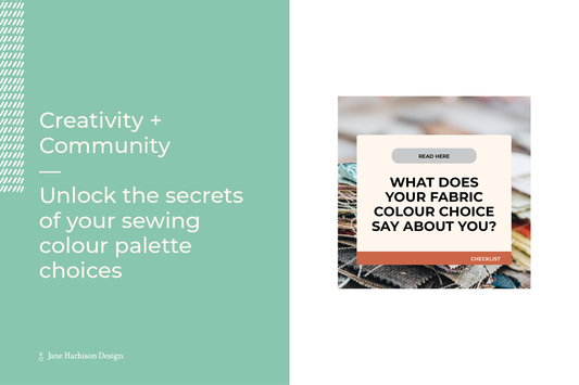 Unlock the secrets of your sewing colour palette choices