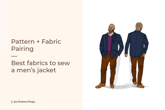 Best fabric types to sew mens casual jacket
