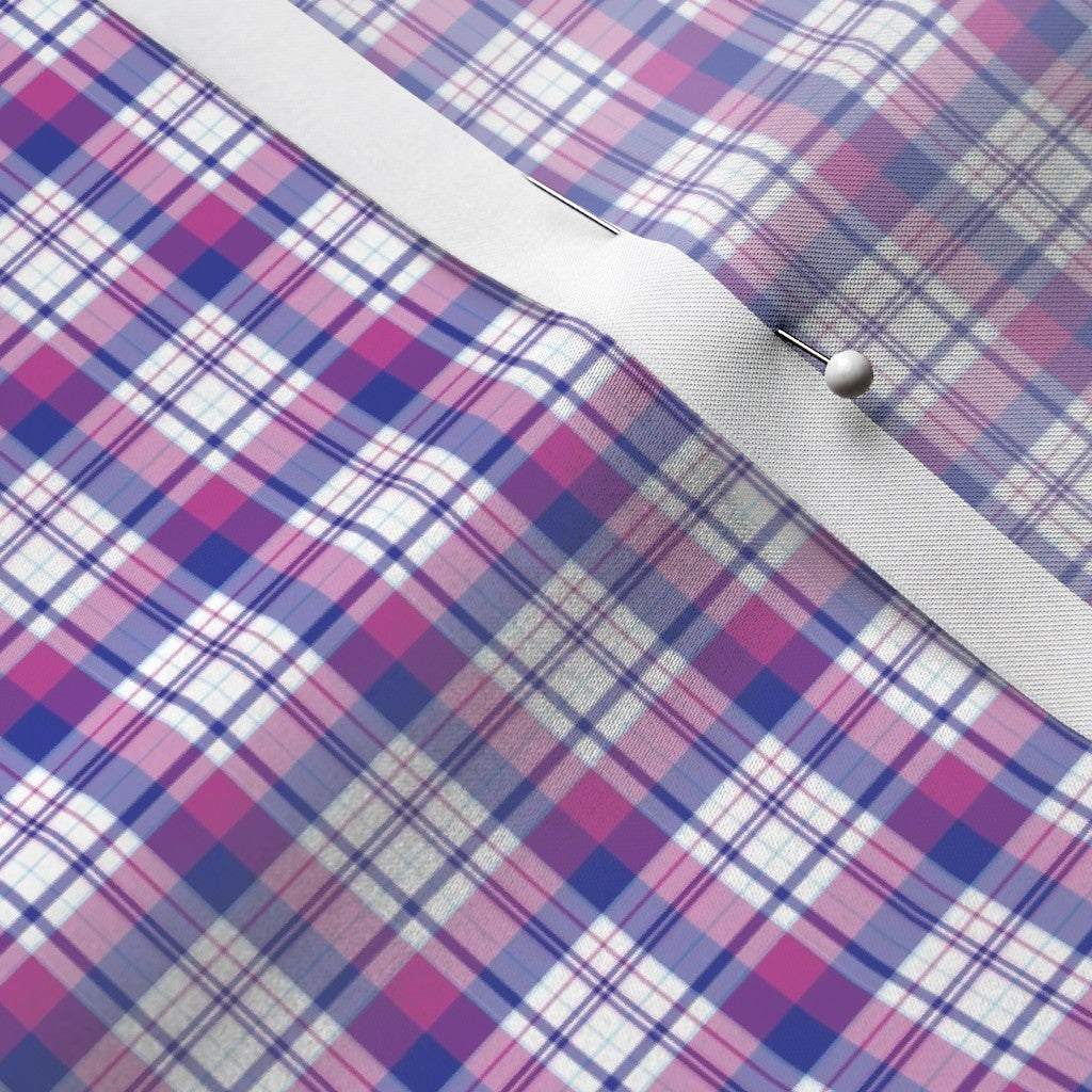 Fabric - Plaid Blue Fuchsia
