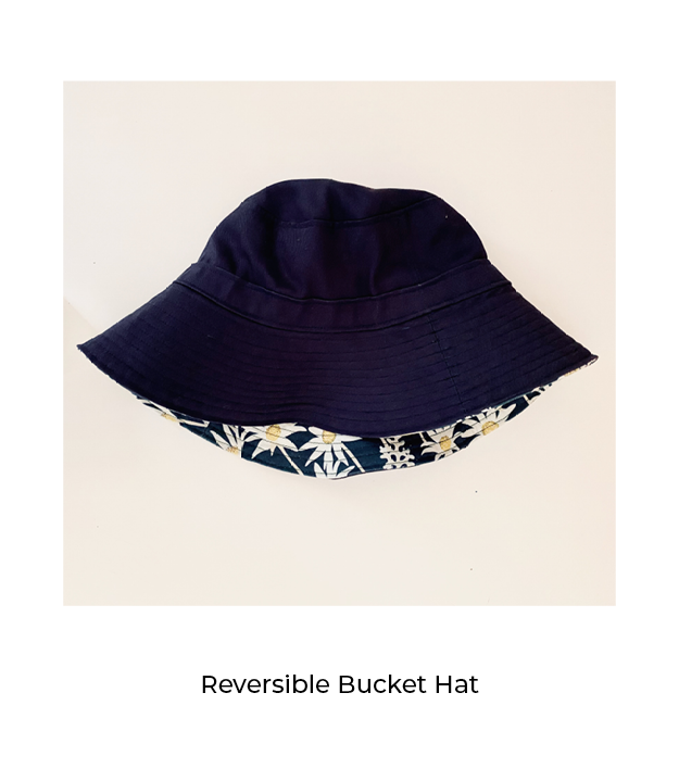 How to make Men's reversible bucket hat 7 Sizes