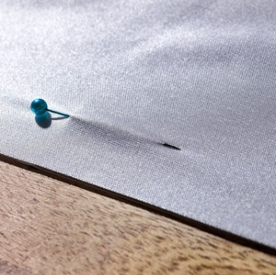 Satin fabric sample for mens furoshiki wrap or pocket square