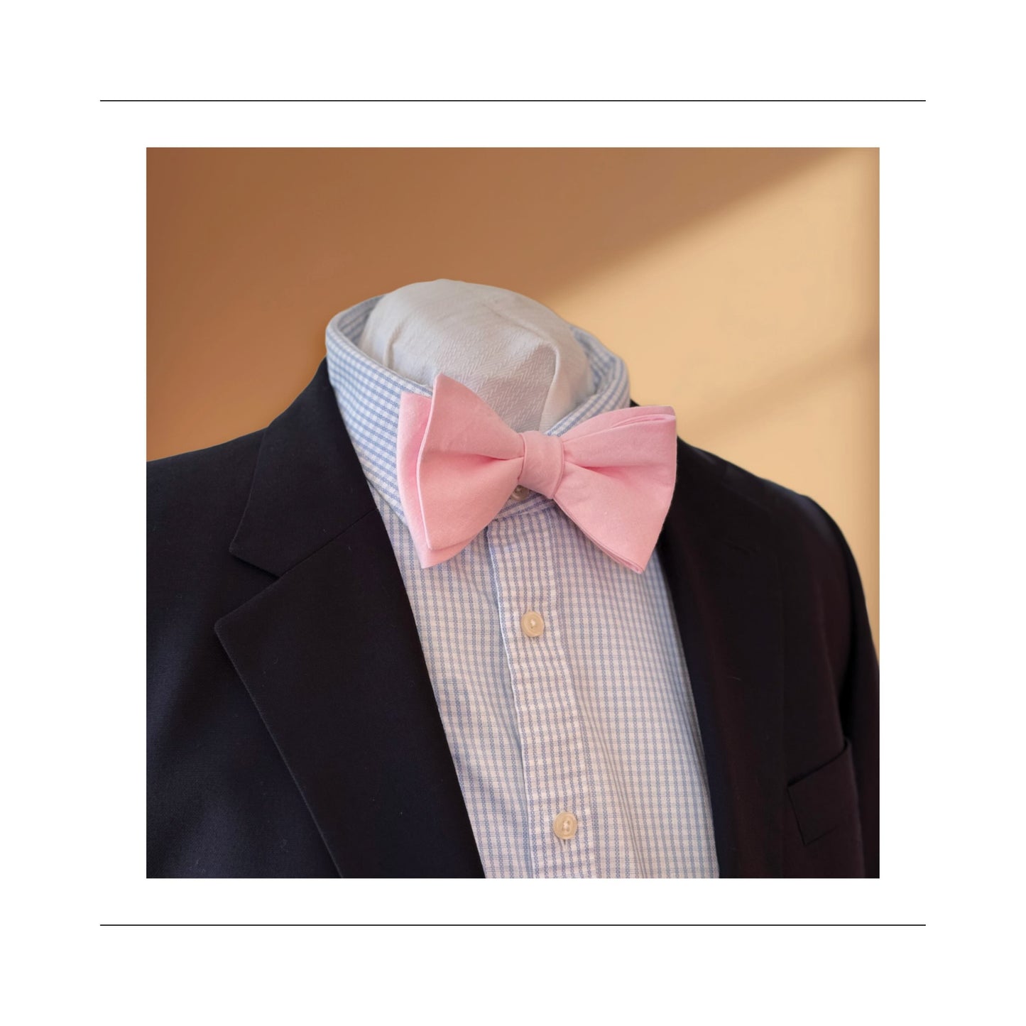 Bow tie sewing pattern for boy by Jane Harbison