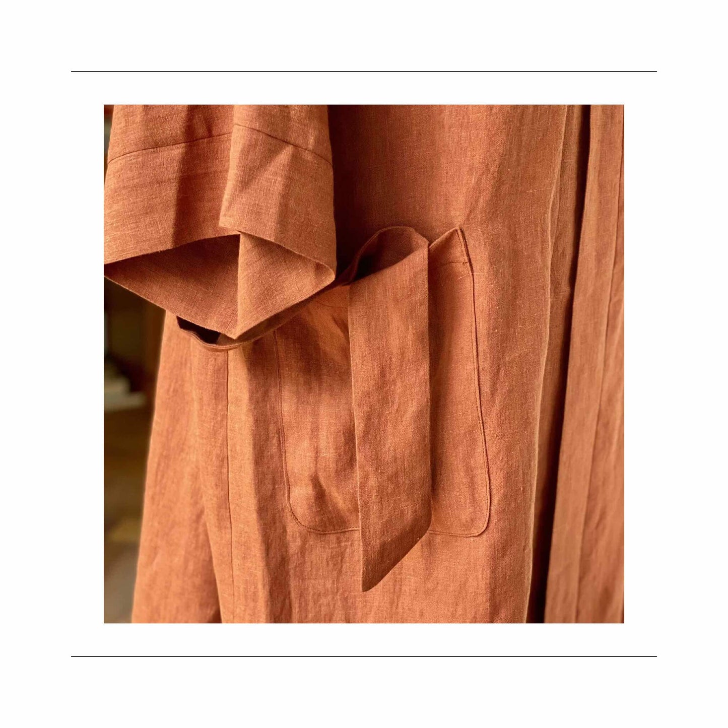 Men Plus Box Sleeve Robe PDF Sewing Pattern: Size 4XL - 7XL