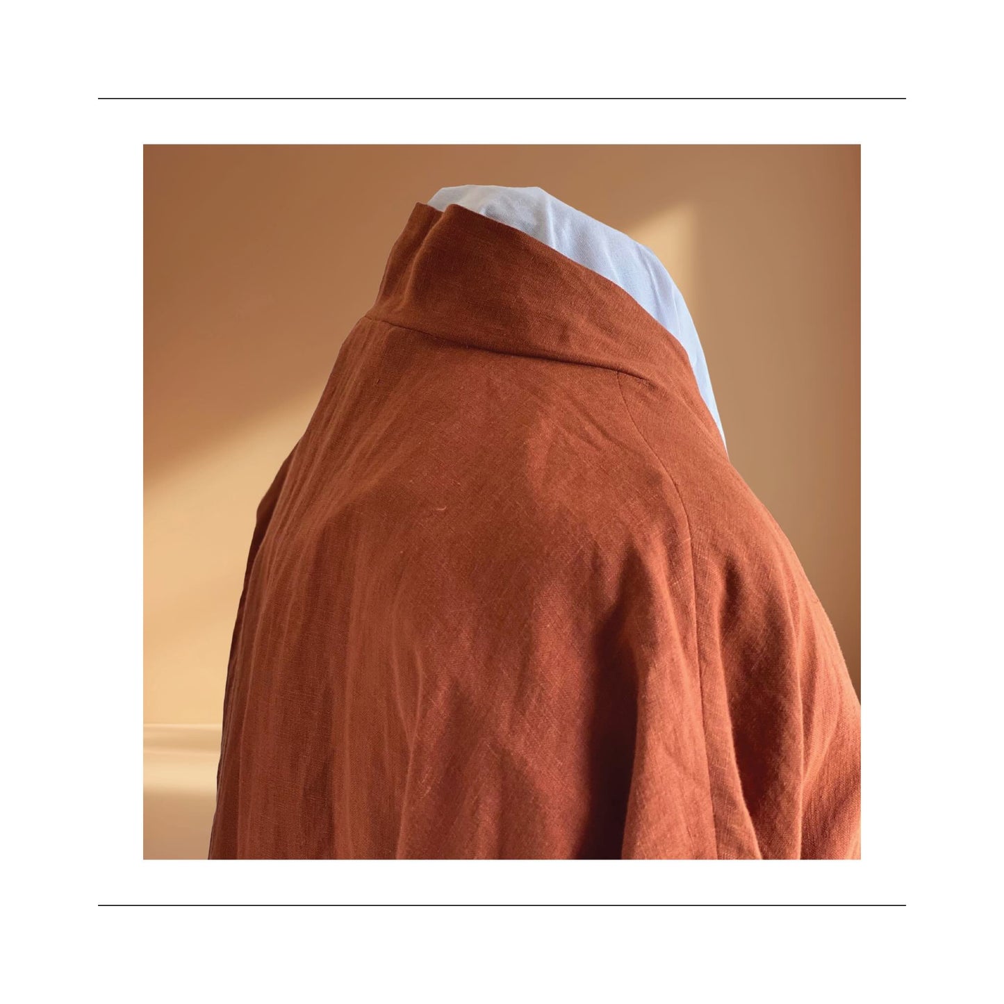 Teenager Box sleeve robe sewing pattern size: S - XL