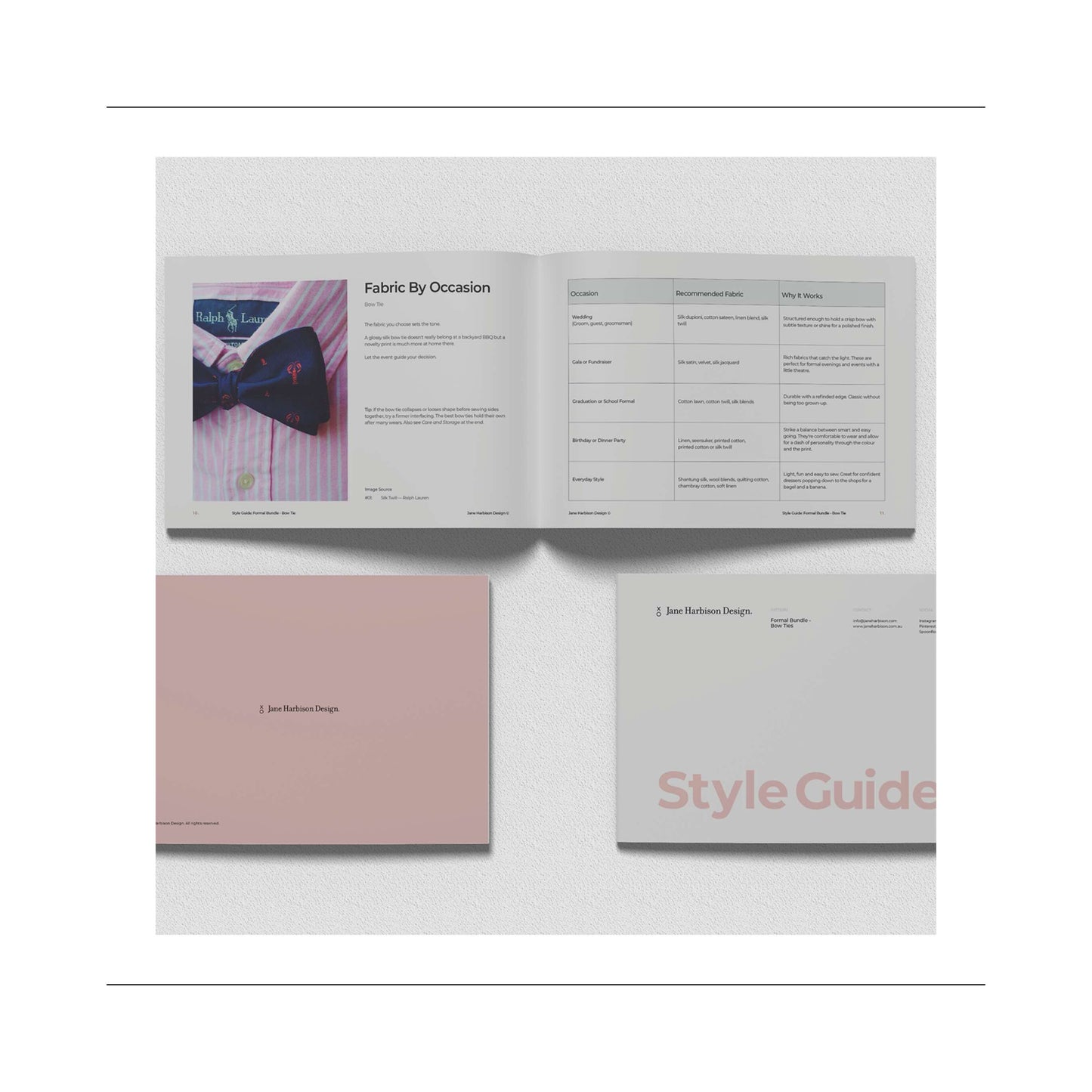 Style Guide and Workbook - Bow Tie
