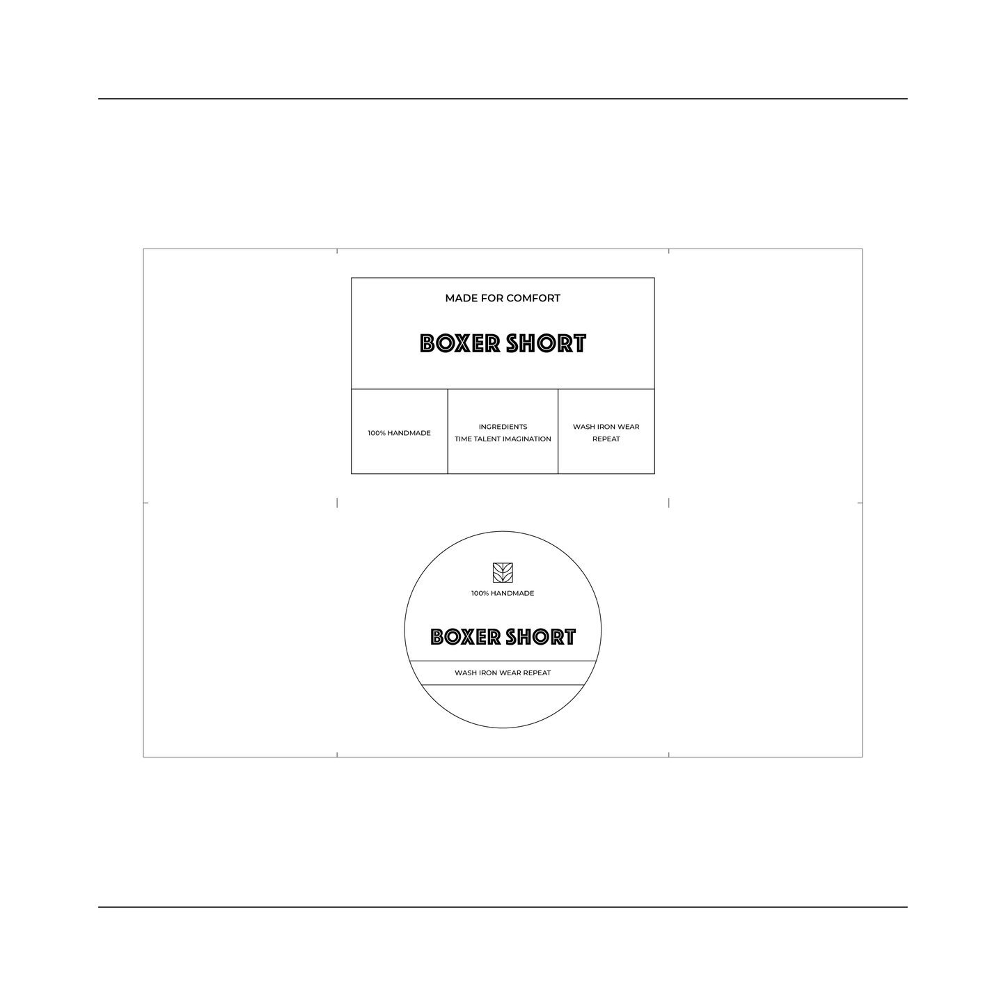 Product Wrapper - Boxer Shorts