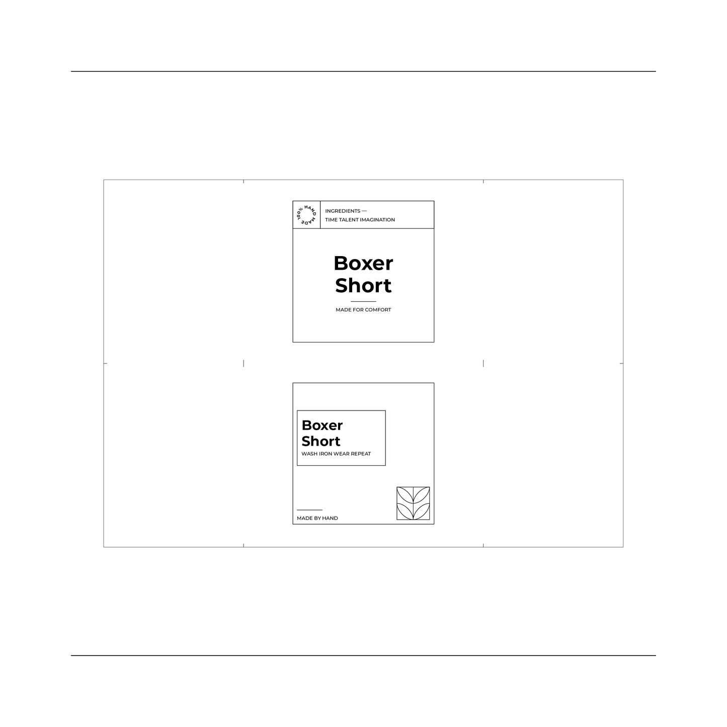Product Wrapper - Boxer Shorts