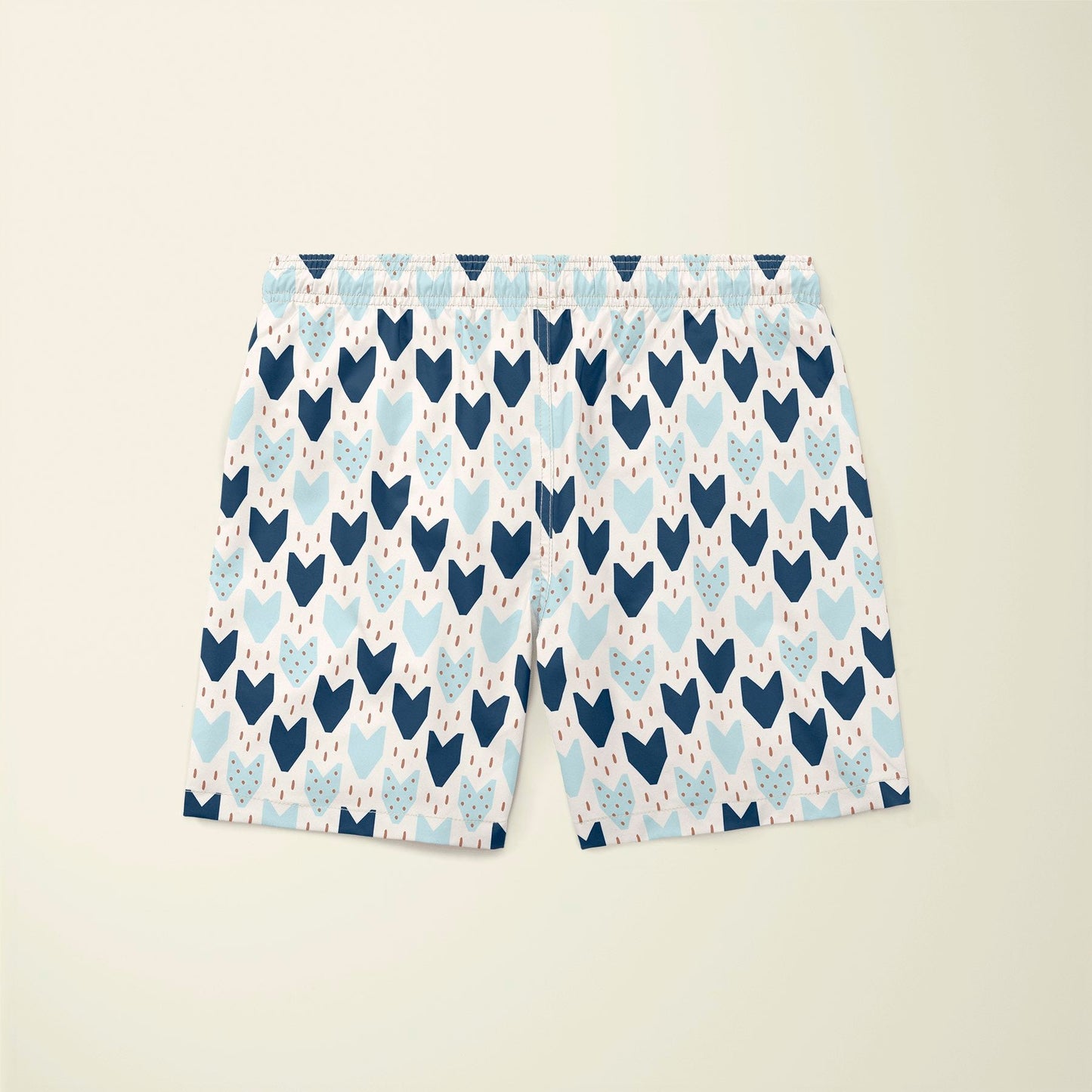 Pattern Men's Mid Thigh Lounge Short XL-5XL Back