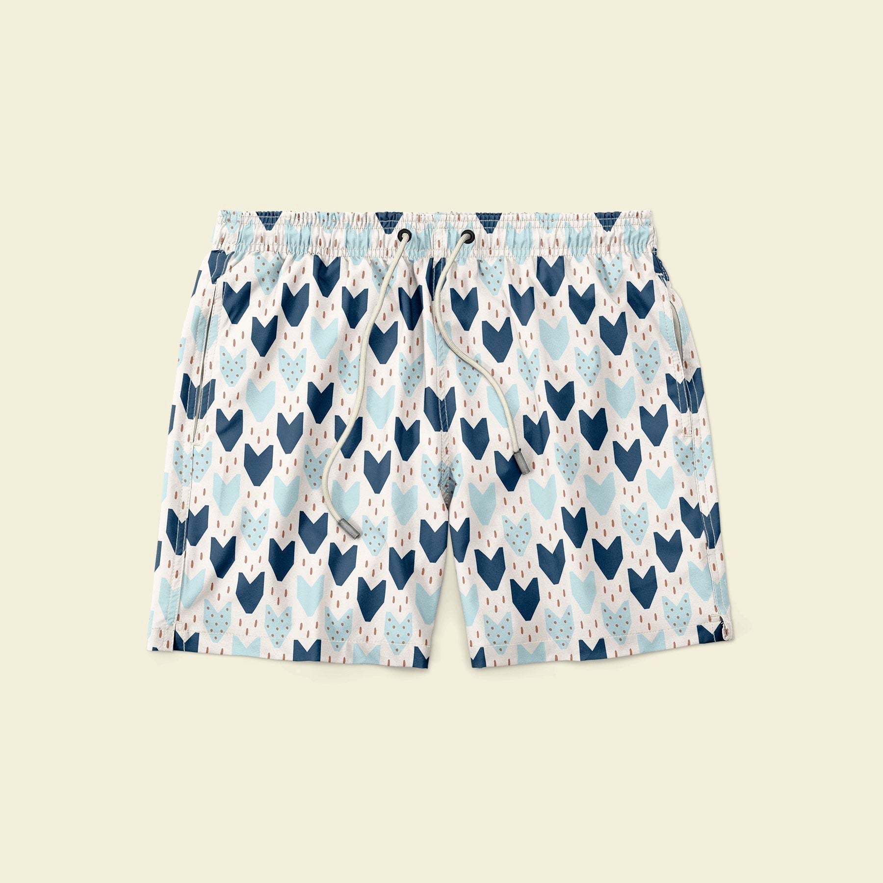 Sewing Pattern Mid Thigh Loung Short Boys 5-10 Front