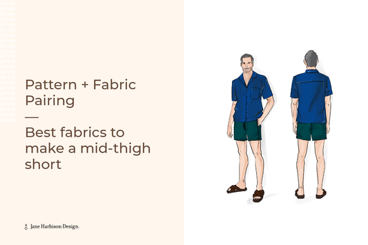 Best fabric type to sew a mens mid thigh short