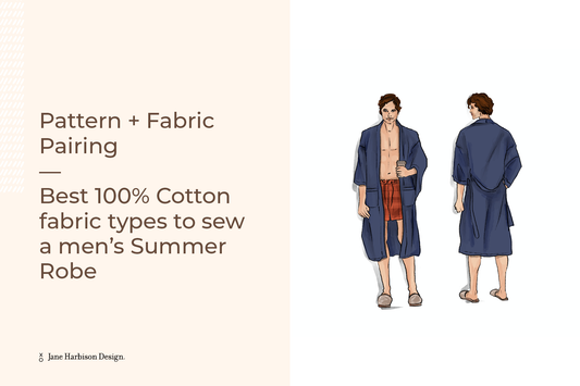 Best cotton fabrics to sew mens summer dressing gown