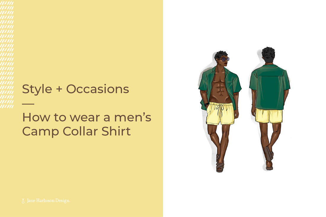 How to wear a mens camp collar shirt