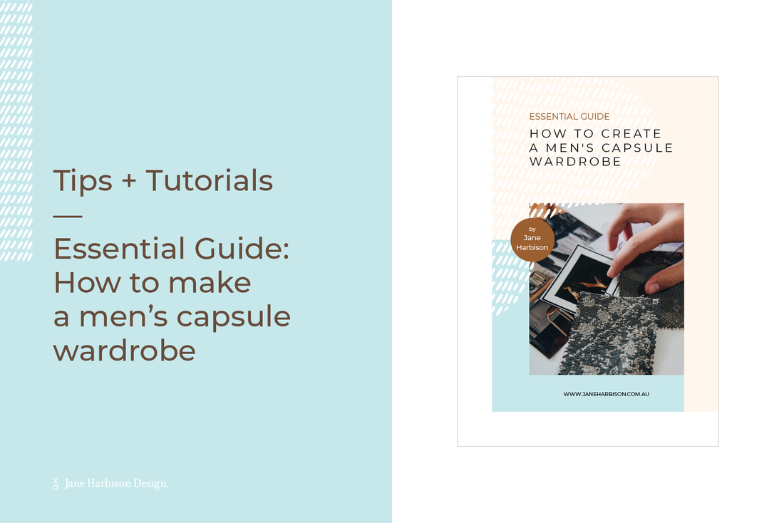 How to sew a men's capsule wardrobe essential 