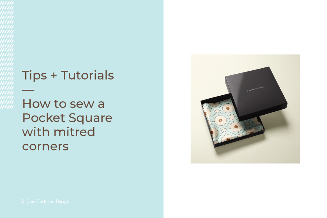 How to sew a pocket square