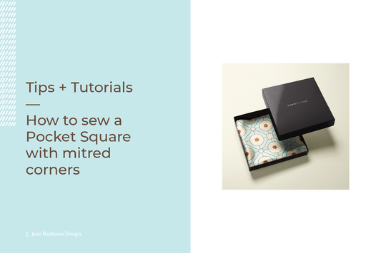 How to sew a pocket square