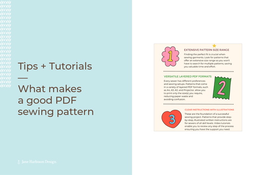 what makes a good PDF sewing pattern