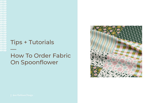 How to order fabric on Spoonflower