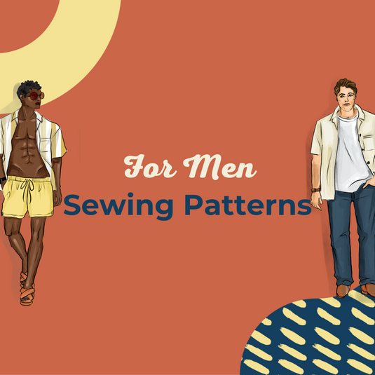 Top Men Sewing Patterns: Size S - Men Plus 7XL Downloadable – Jane ...