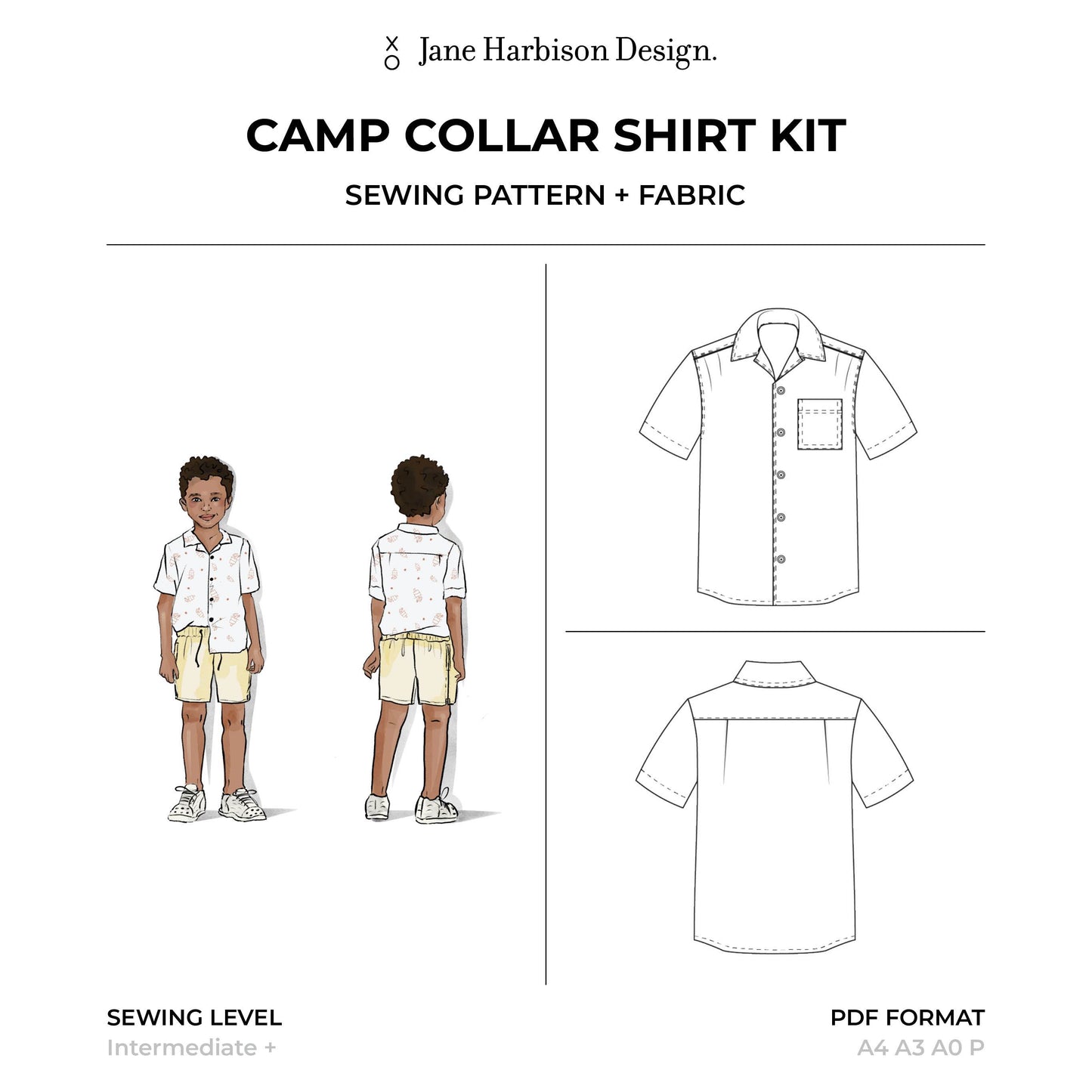 Camp Collar Shirt Kit - Mariana Trench Challenger