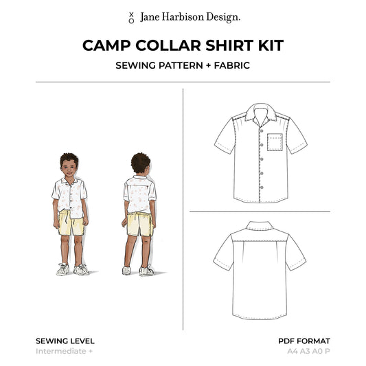 Camp Collar Shirt Kit - Mariana Trench Challenger