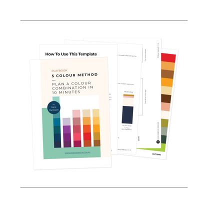 5 Colour Method - Palette Planner
