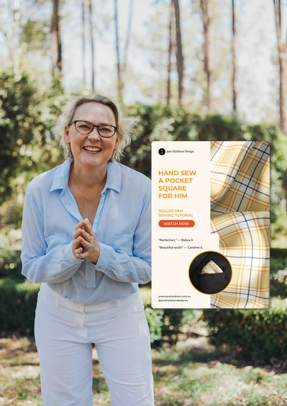 Father's Day Pocket Square & Stationery Bundle
