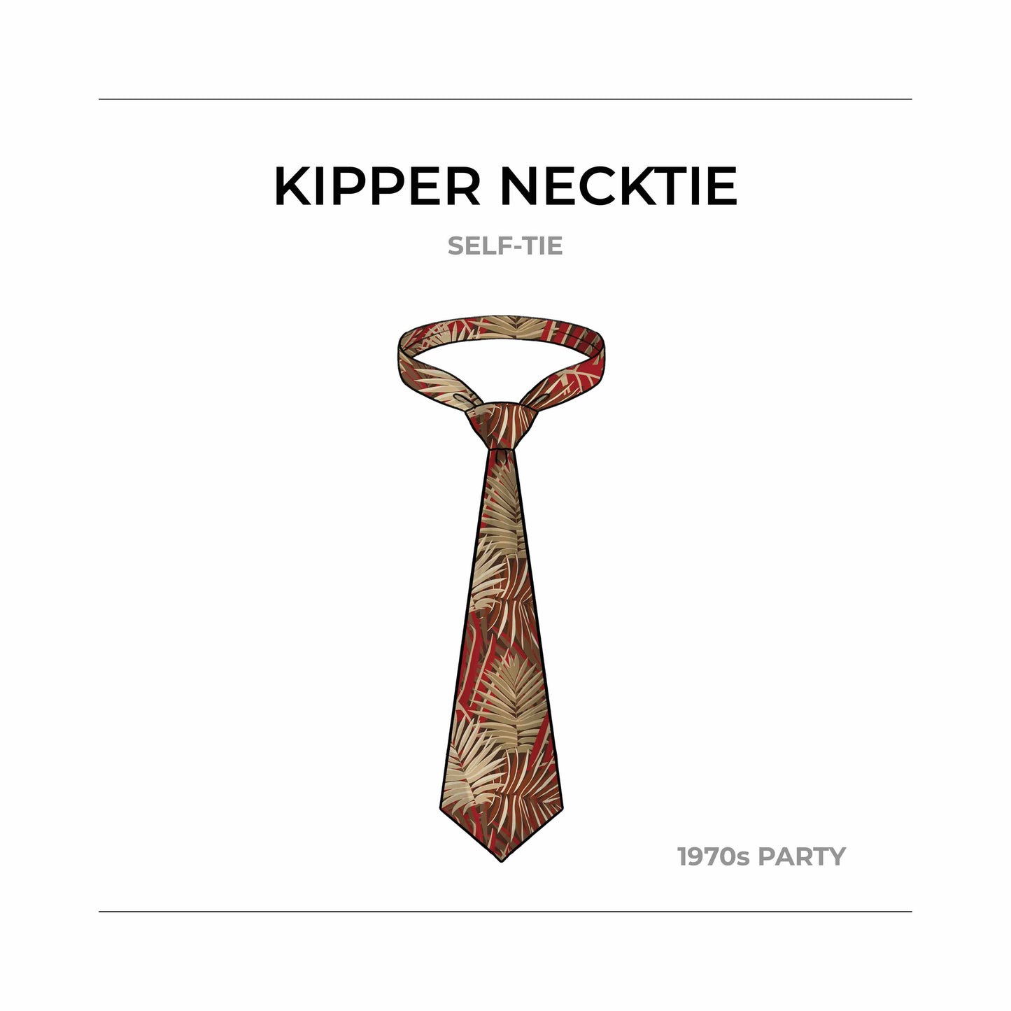 Kipper Tie Pattern + Tutorials - Youth 10-18