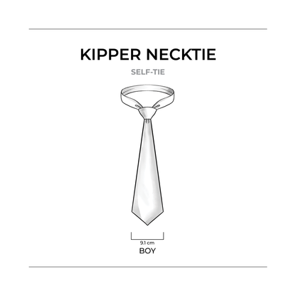 Boy Size 5-10 Kipper Tie PDF sewing pattern