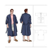 Men's Plus Box Sleeve Robe Sewing Pattern - Best Gift To Make For Men ...