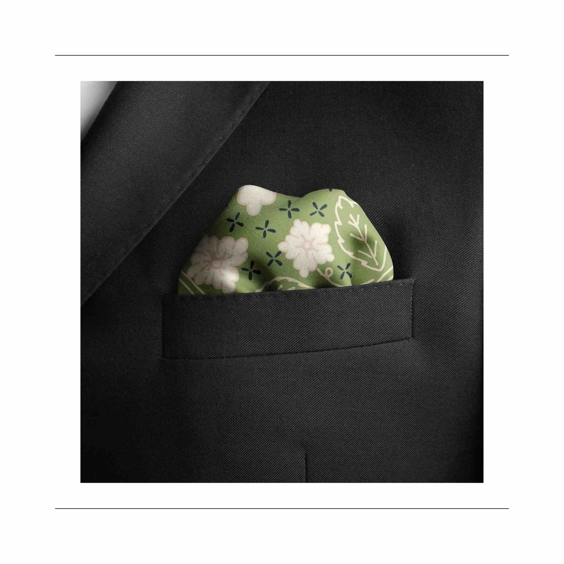 How to sew a pocket square with rolled hem by Jane Harbison Design