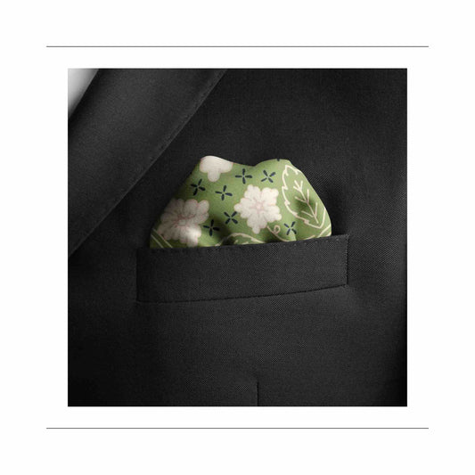 How to sew a pocket square with rolled hem by Jane Harbison Design