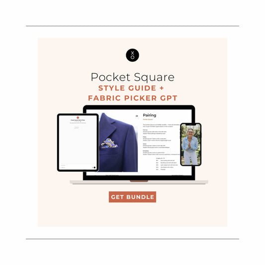 Pocket Square Bundle - Style Guide & Fabric Picker