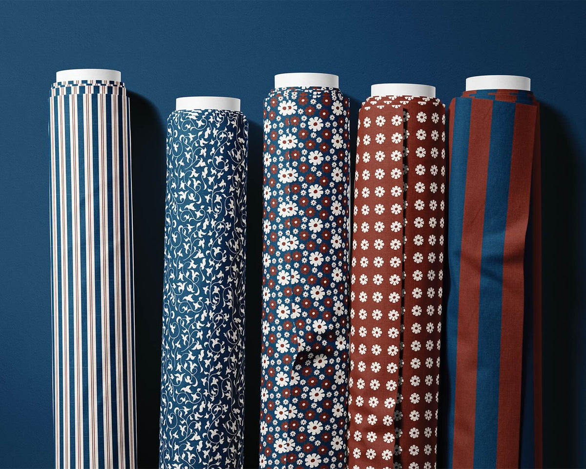 Rustic fabric designs for boys and men clothing and decor