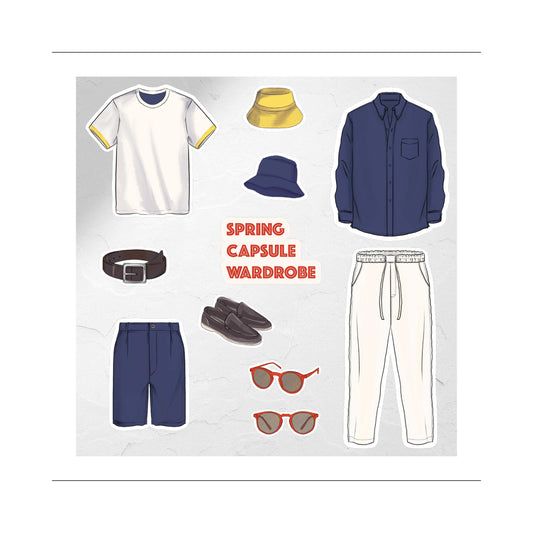 Sticker Set - Print and Cut Spring Capsule Wardrobe