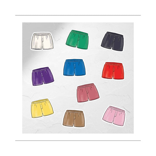 Sticker Set - Print and Cut Boxer Shorts