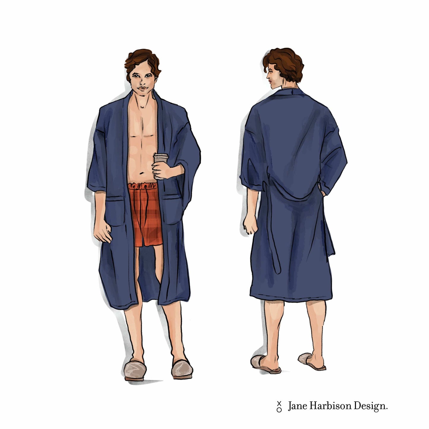 Robe Pattern Family Bundle - Boy 5 - Men 7XL