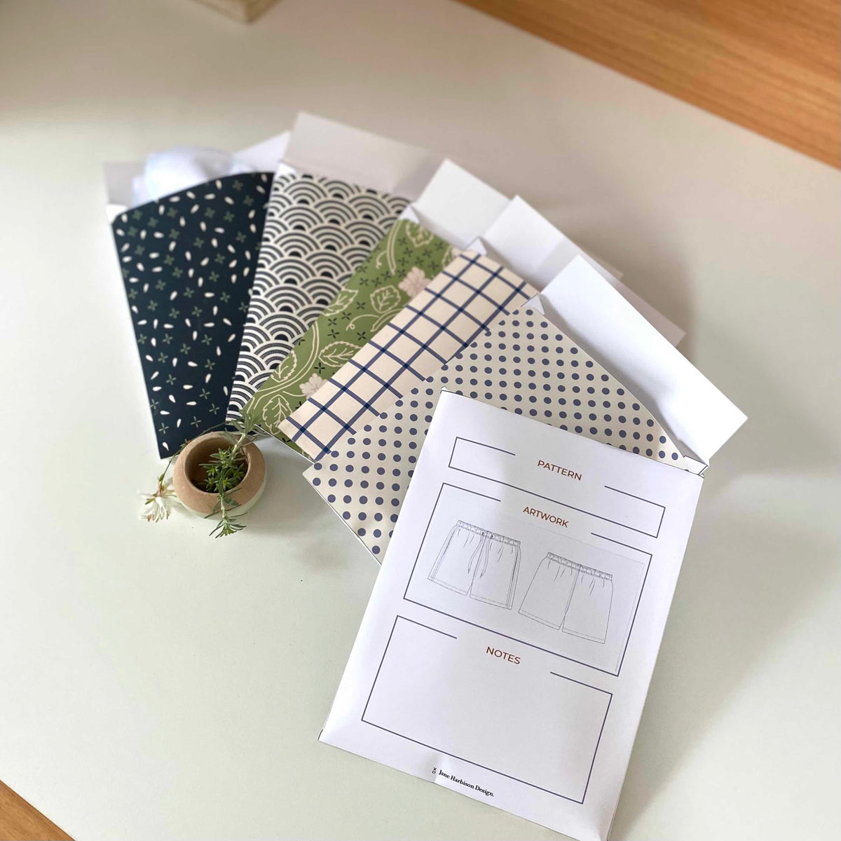 Sewing Pattern Emvelope Keep Sewing Patterns Organised - Downloadable Sewing Pattern Envelopes ...